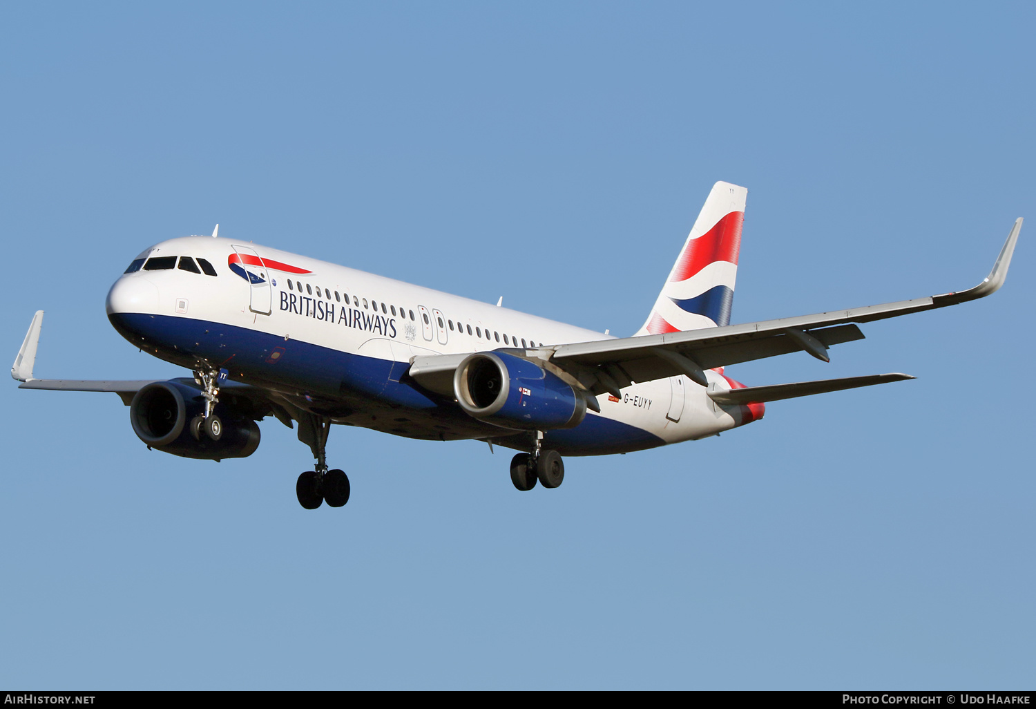 Aircraft Photo of G-EUYY | Airbus A320-232 | British Airways | AirHistory.net #523484