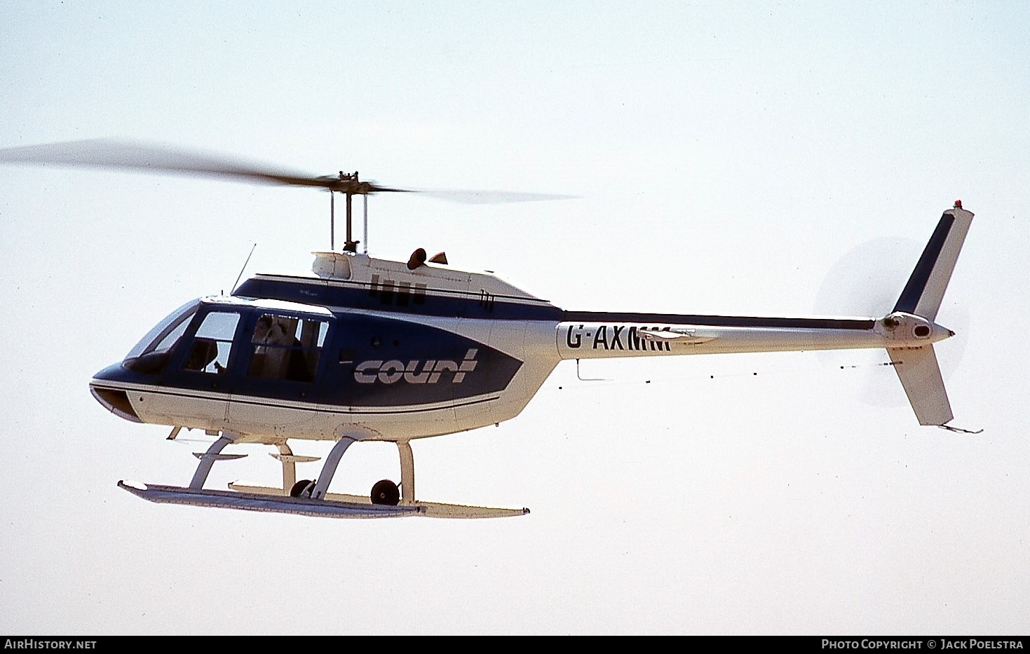 Aircraft Photo of G-AXMM | Bell 206B JetRanger II | Court Line | AirHistory.net #523488