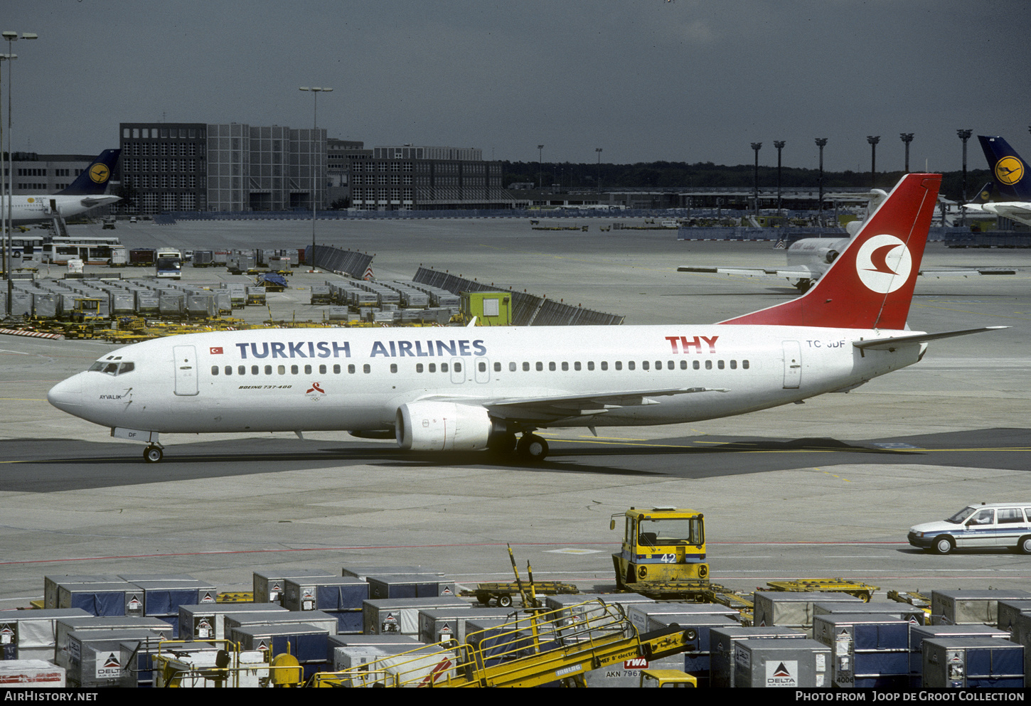 Aircraft Photo of TC-JDF | Boeing 737-4Y0 | THY Türk Hava Yolları - Turkish Airlines | AirHistory.net #523518