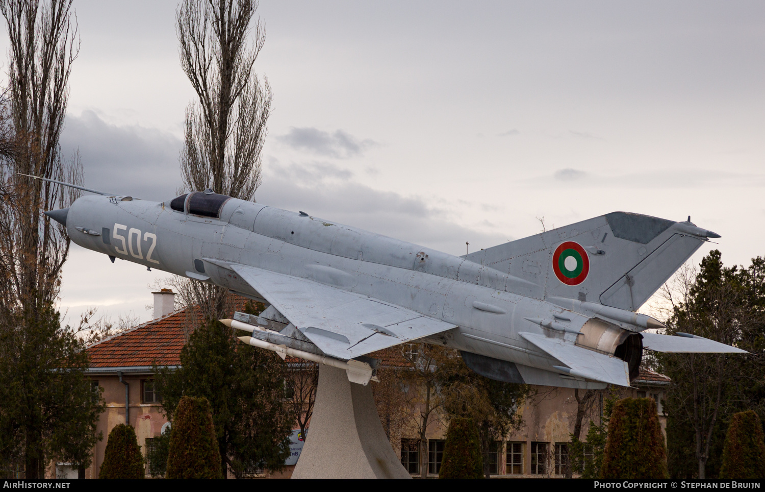 Aircraft Photo of 502 | Mikoyan-Gurevich MiG-21BIS Lazur | Bulgaria - Air Force | AirHistory.net #523531