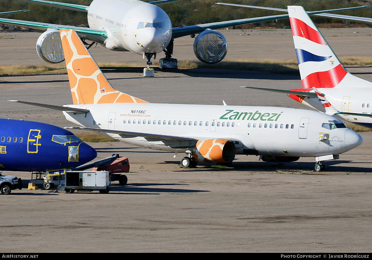 Aircraft Photo of N615SC | Boeing 737-5Y0 | Zambezi Airlines | AirHistory.net #523554