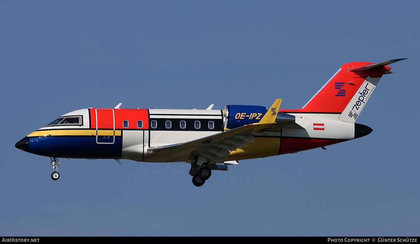 Aircraft Photo of OE-IPZ | Bombardier Challenger 605 (CL-600-2B16) | Zepter International | AirHistory.net #523566