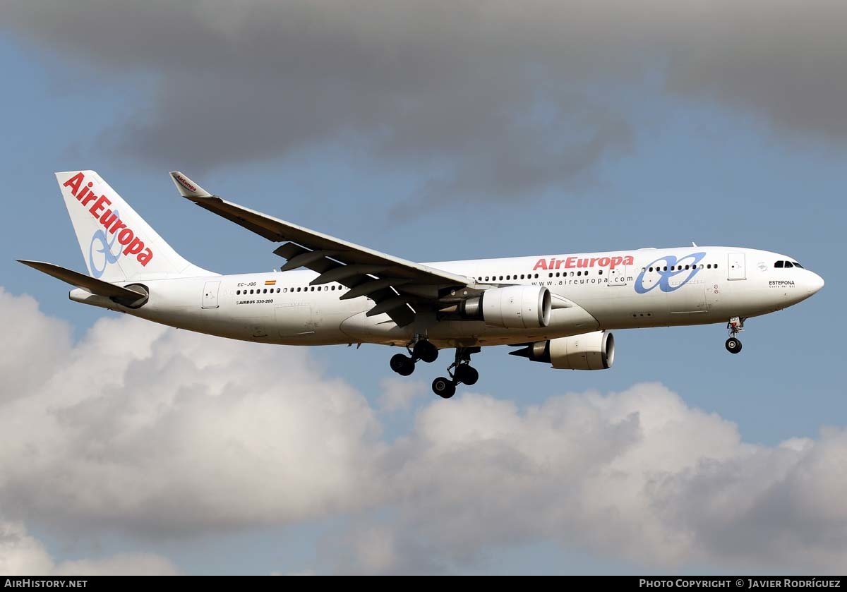 Aircraft Photo of EC-JQG | Airbus A330-202 | Air Europa | AirHistory.net #523570