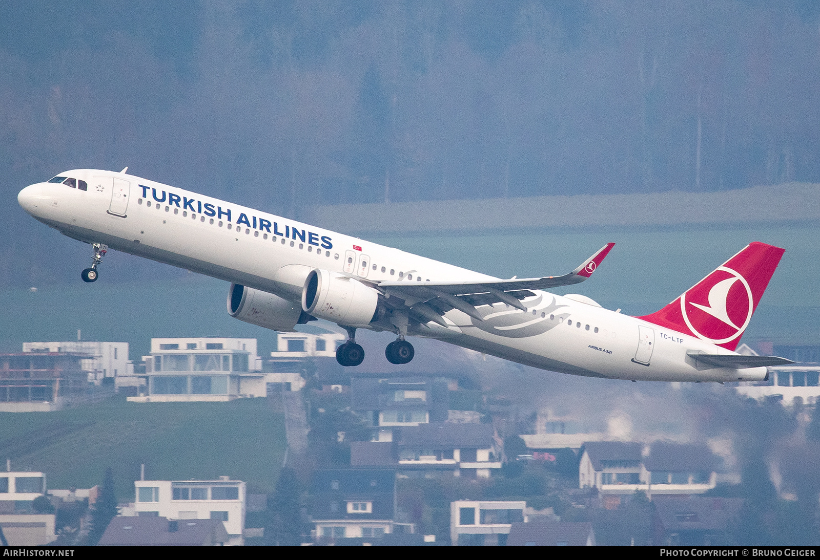 Aircraft Photo of TC-LTF | Airbus A321-271NX | Turkish Airlines | AirHistory.net #523576