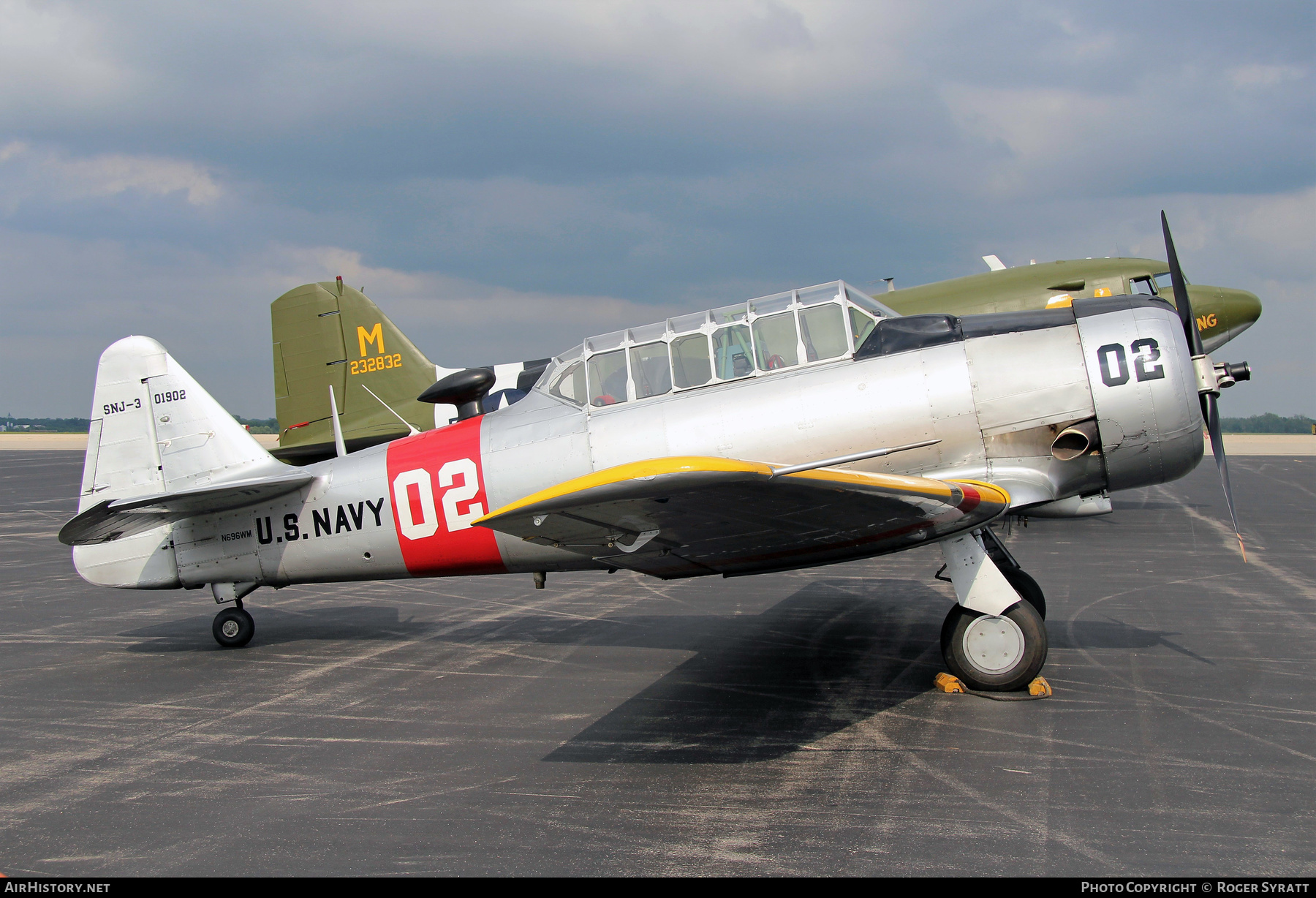 Aircraft Photo of N696WM / 01902 | North American SNJ-3 Texan | USA - Navy | AirHistory.net #523583