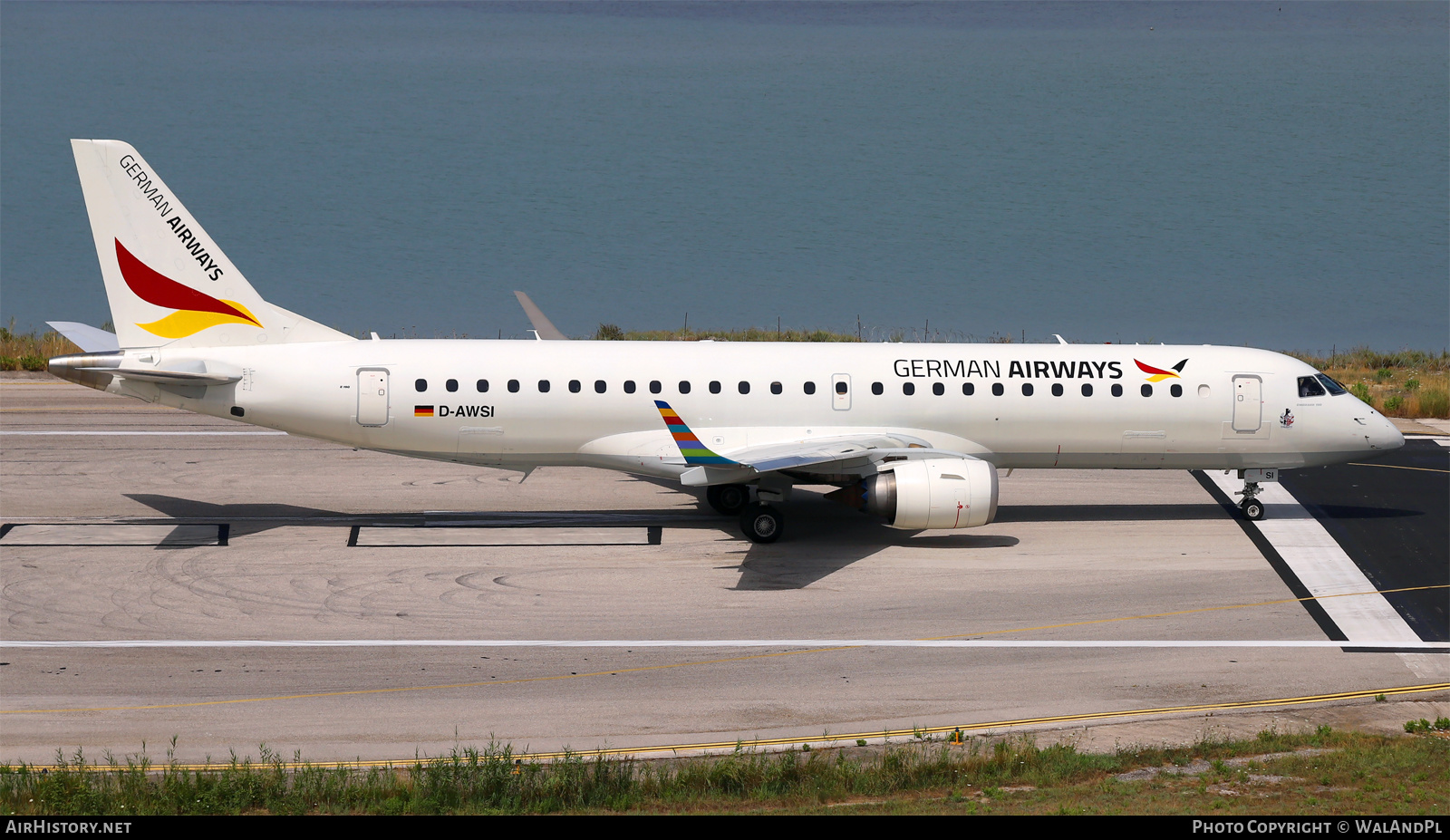 Aircraft Photo of D-AWSI | Embraer 190LR (ERJ-190-100LR) | German Airways | AirHistory.net #523590