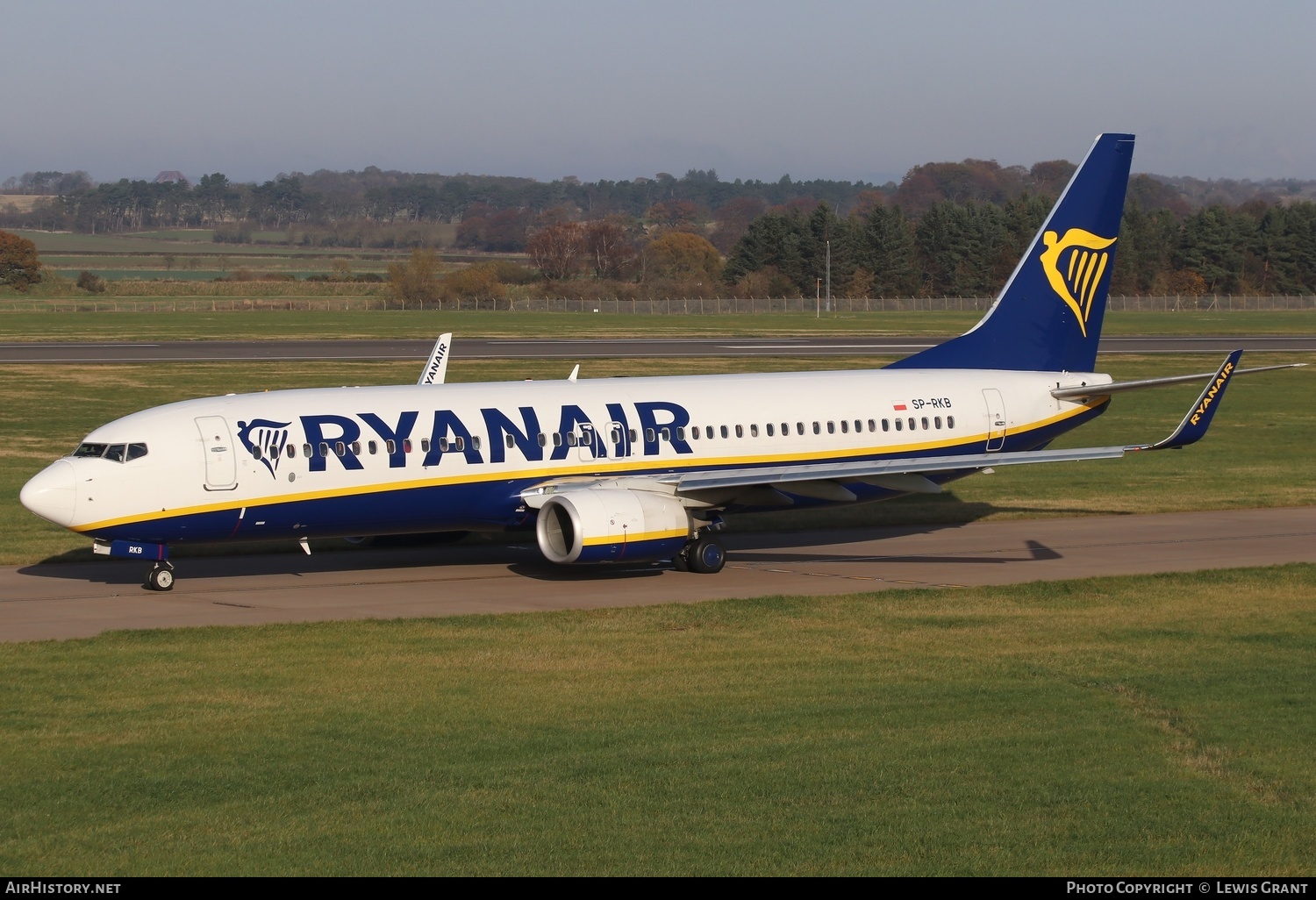 Aircraft Photo of SP-RKB | Boeing 737-8AS | Ryanair | AirHistory.net #523641