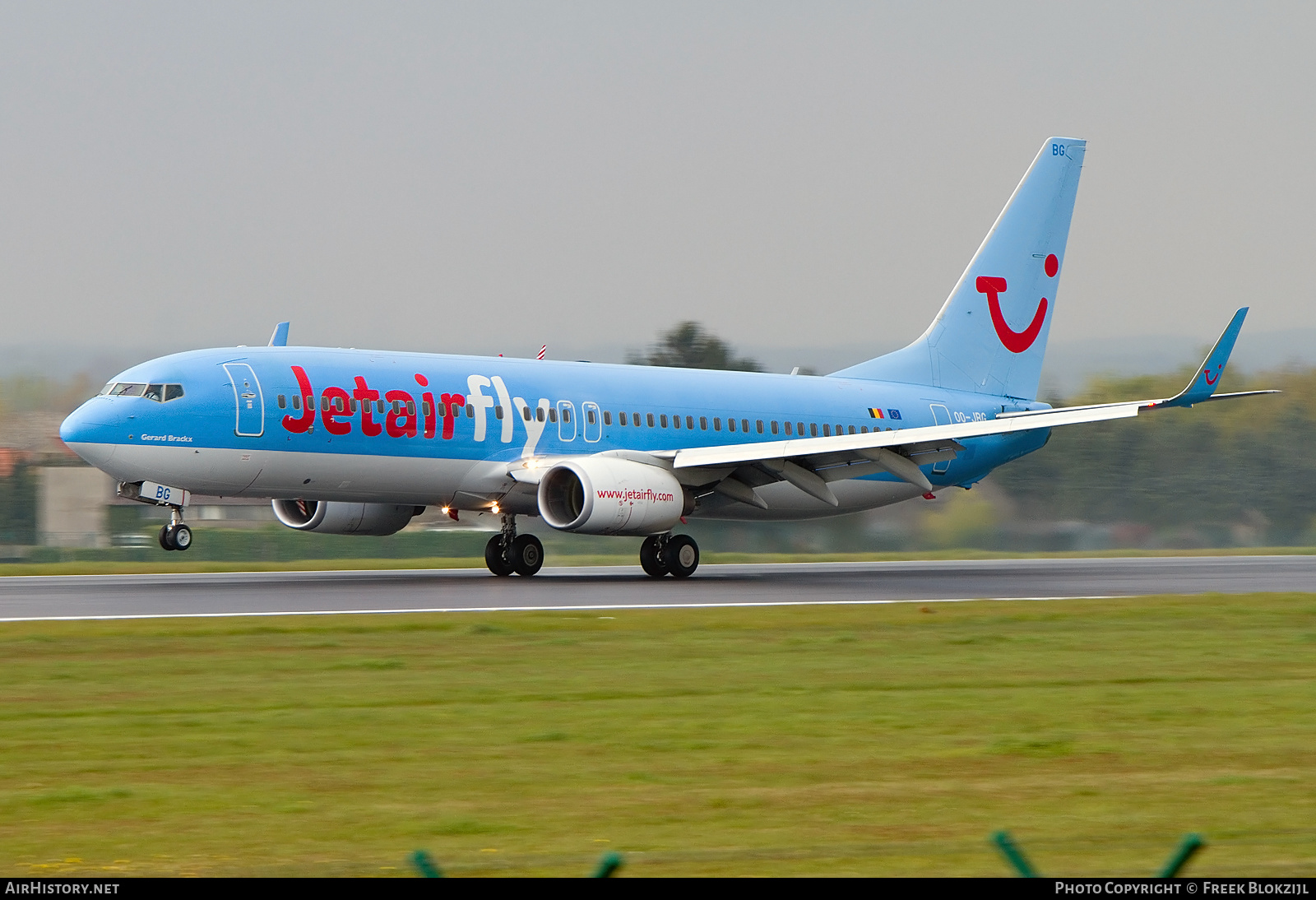 Aircraft Photo of OO-JBG | Boeing 737-8K5 | Jetairfly | AirHistory.net #523691
