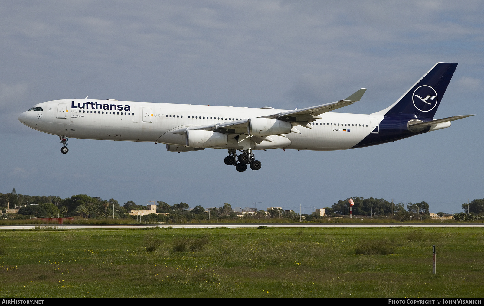 Aircraft Photo of D-AIGT | Airbus A340-313X | Lufthansa | AirHistory.net #523712