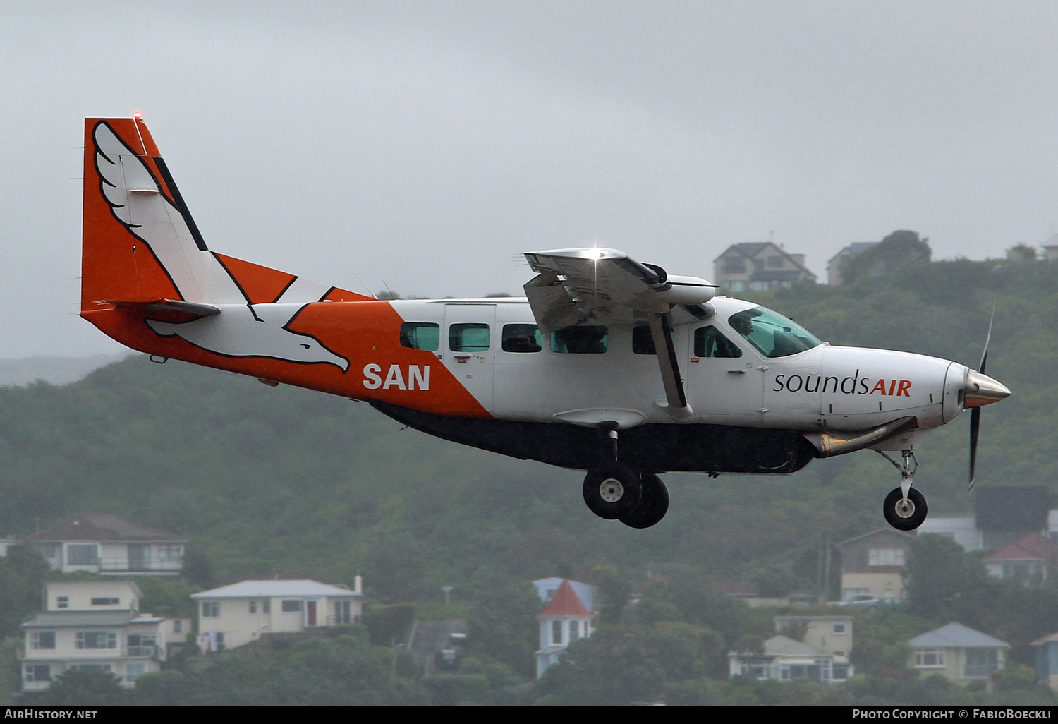 Aircraft Photo of ZK-SAN / SAN | Cessna 208 Caravan I | Sounds Air | AirHistory.net #523714