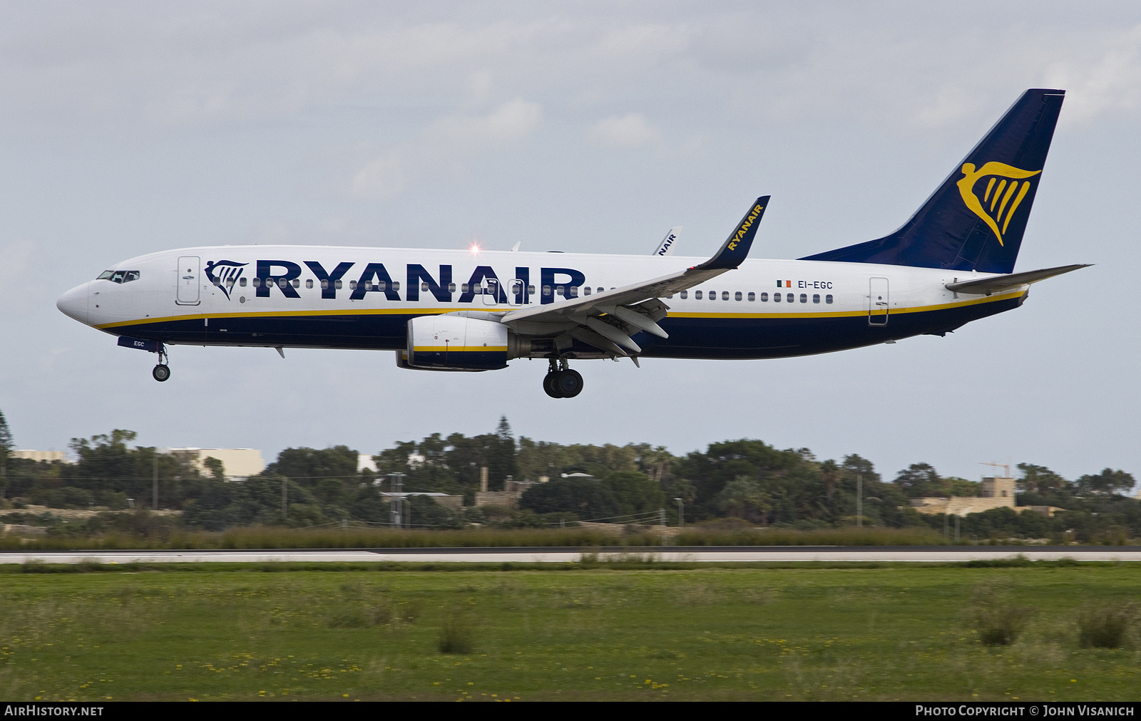 Aircraft Photo of EI-EGC | Boeing 737-8AS | Ryanair | AirHistory.net #523715