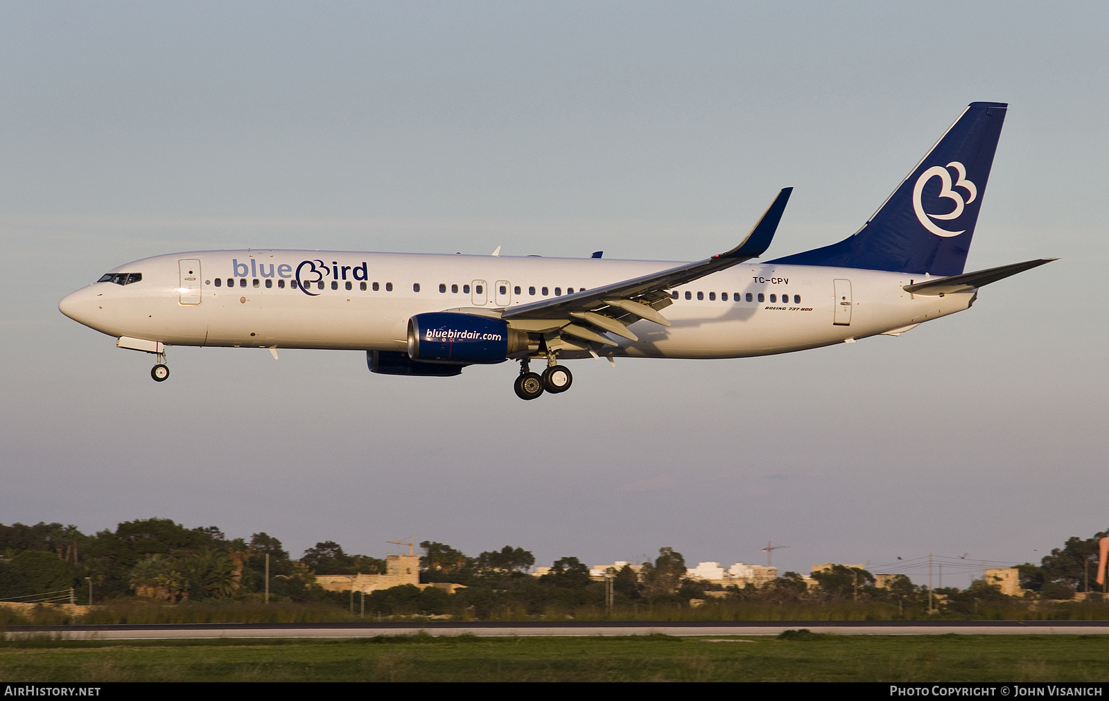 Aircraft Photo of TC-CPV | Boeing 737-86J | BlueBird Airways | AirHistory.net #523717