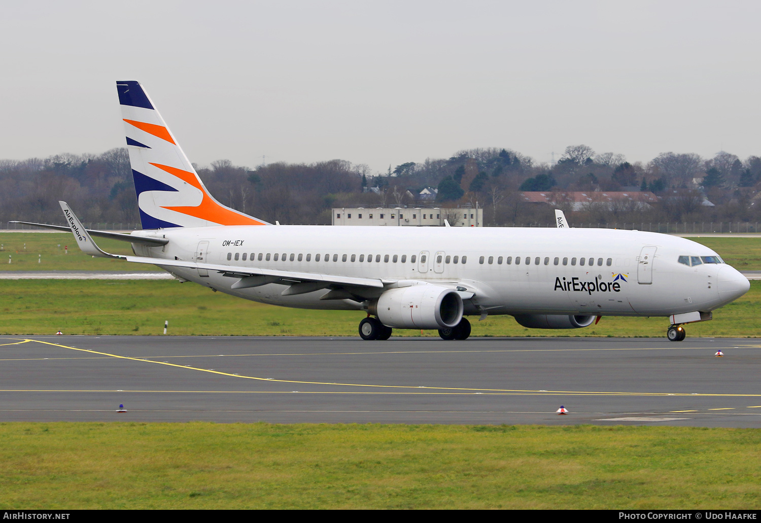 Aircraft Photo of OM-IEX | Boeing 737-8BK | AirExplore - Axe | AirHistory.net #523748