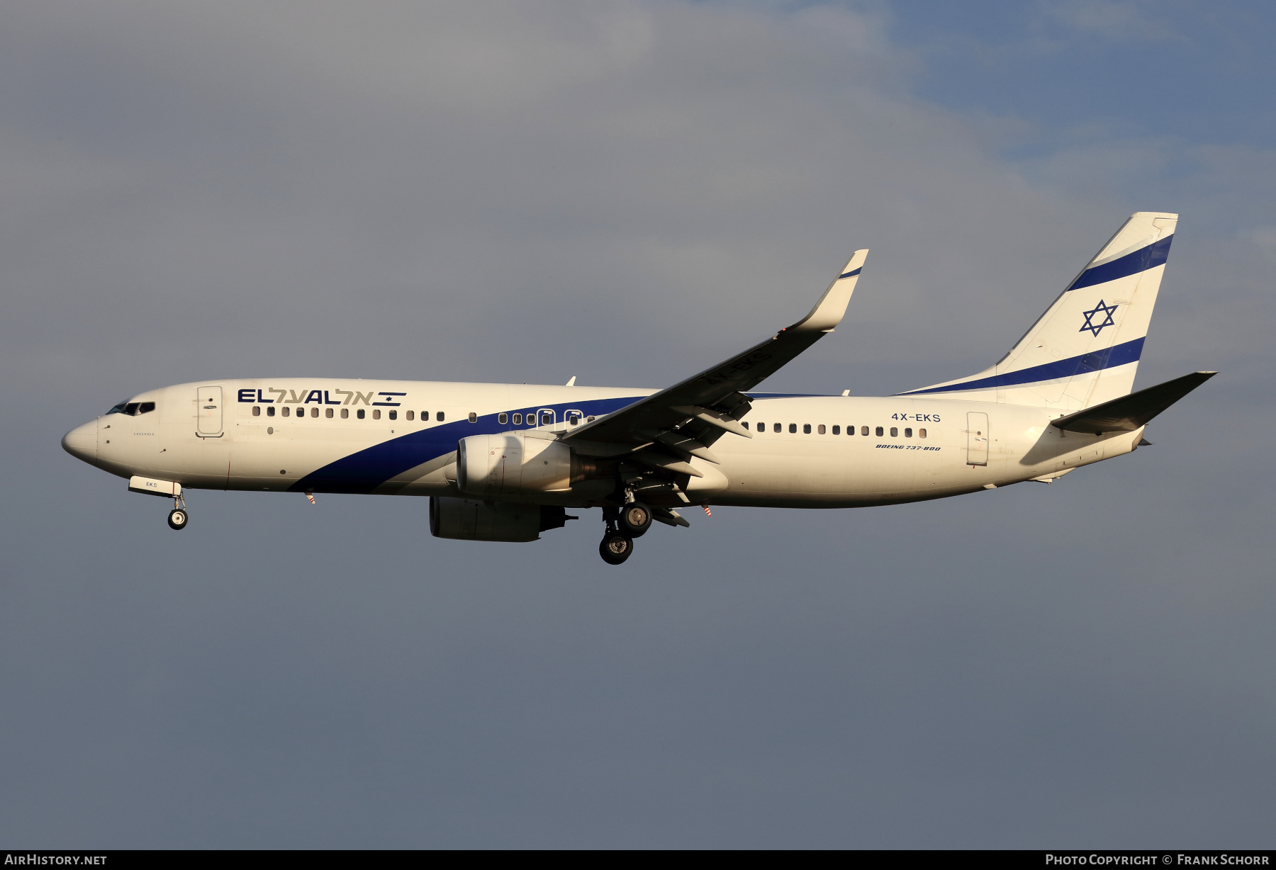 Aircraft Photo of 4X-EKS | Boeing 737-8HX | El Al Israel Airlines | AirHistory.net #523780