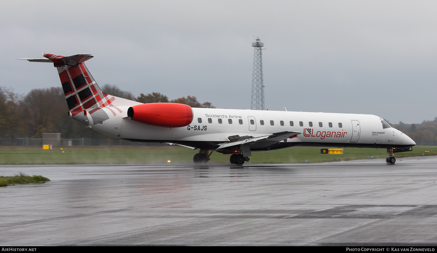 Aircraft Photo of G-SAJS | Embraer ERJ-145EP (EMB-145EP) | Loganair | AirHistory.net #523783