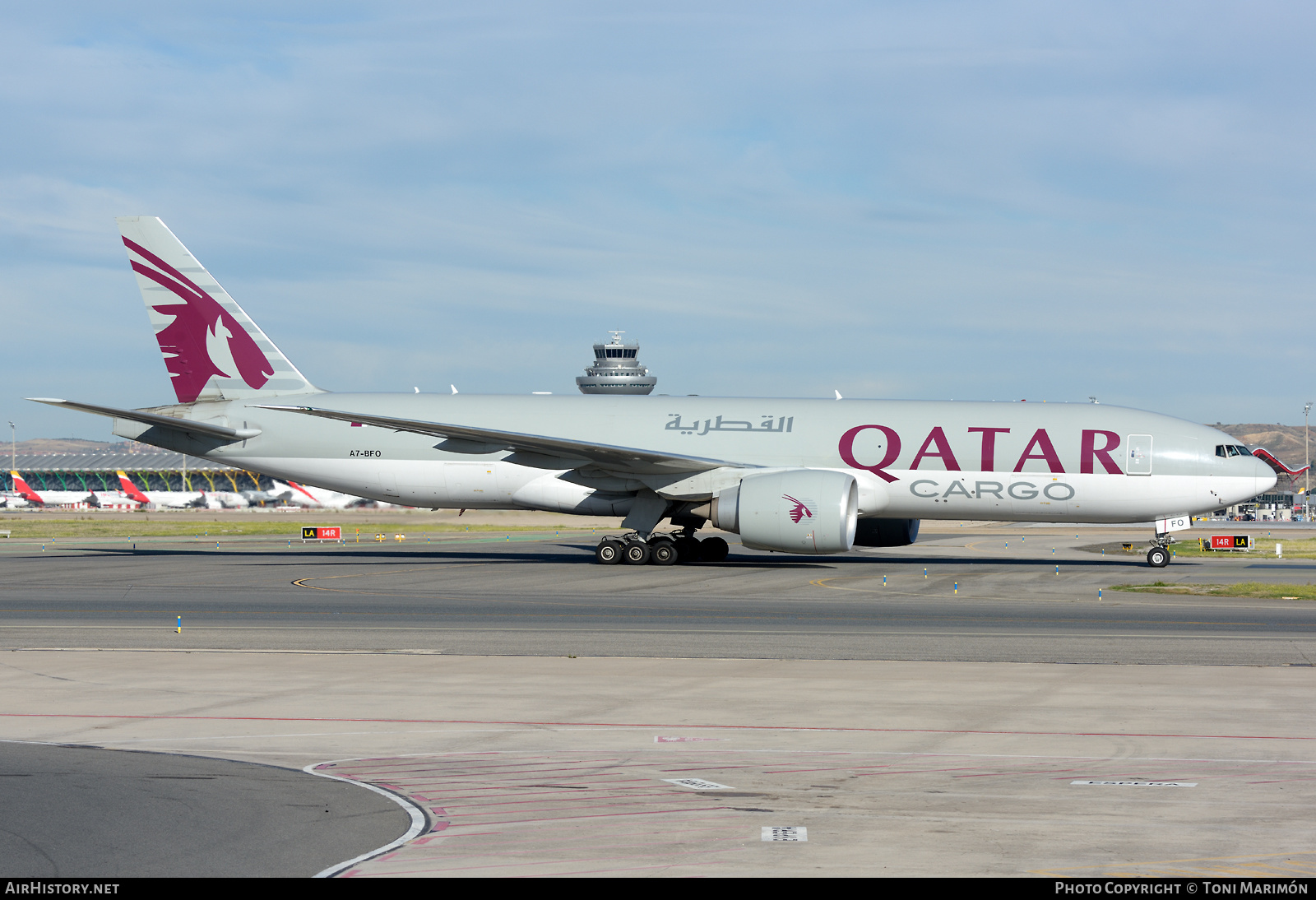 Aircraft Photo of A7-BFO | Boeing 777-F | Qatar Airways Cargo | AirHistory.net #523814