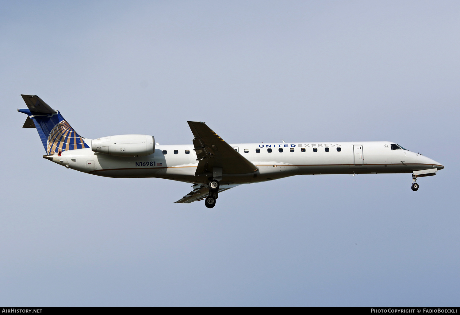 Aircraft Photo of N16981 | Embraer ERJ-145LR (EMB-145LR) | United Express | AirHistory.net #523826
