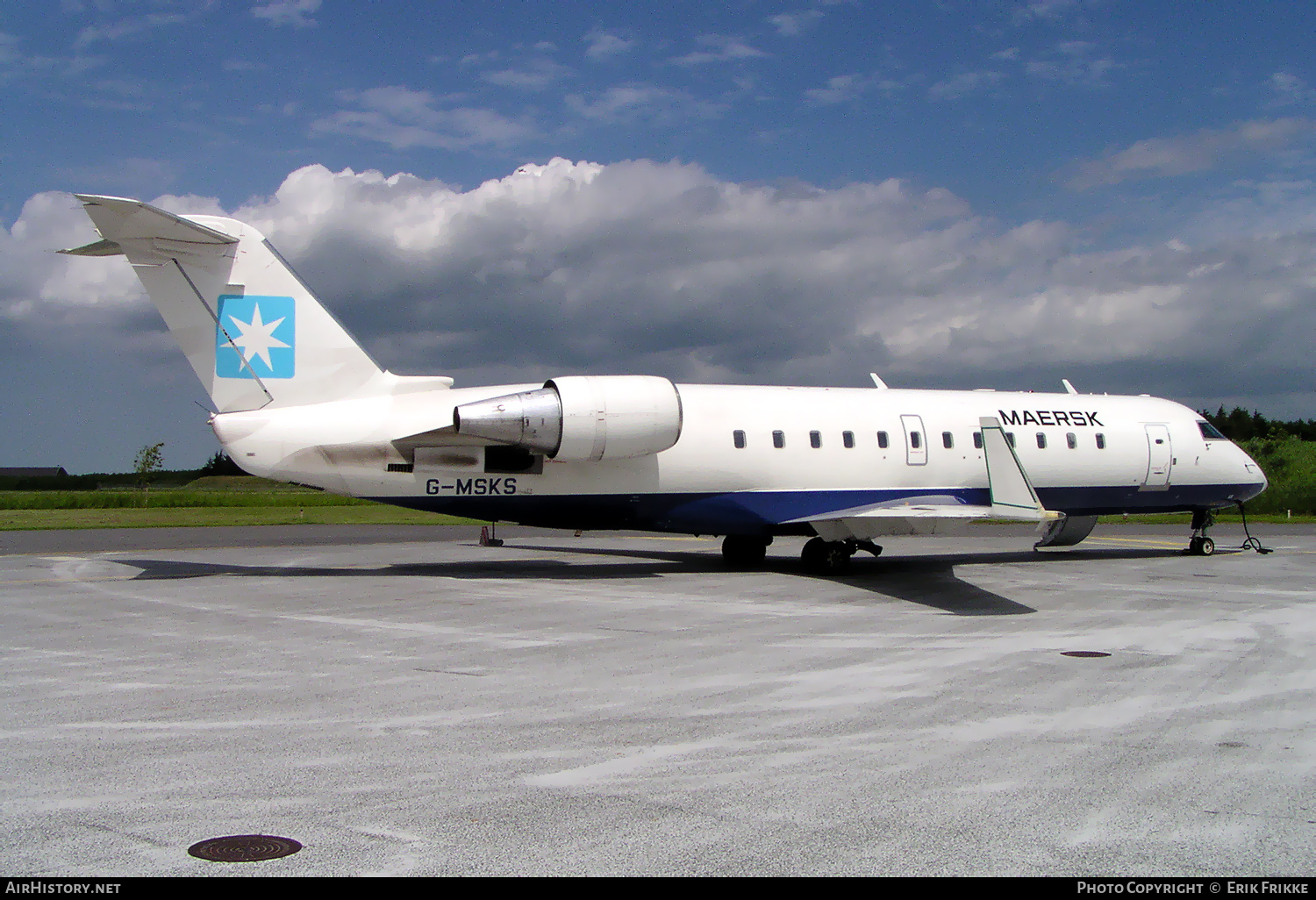 Aircraft Photo of G-MSKS | Bombardier CRJ-200LR (CL-600-2B19) | Maersk Air | AirHistory.net #523831