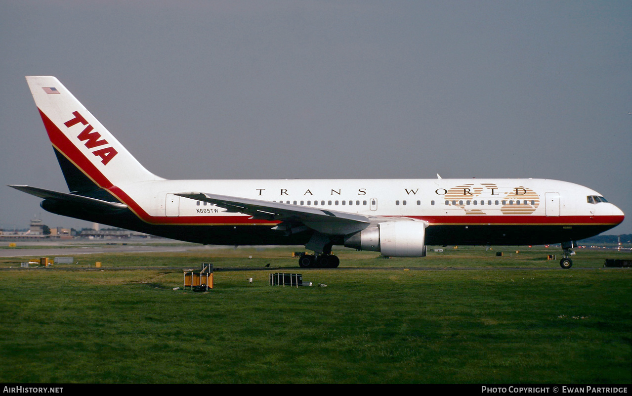 Aircraft Photo of N605TW | Boeing 767-231(ER) | Trans World Airlines - TWA | AirHistory.net #523878