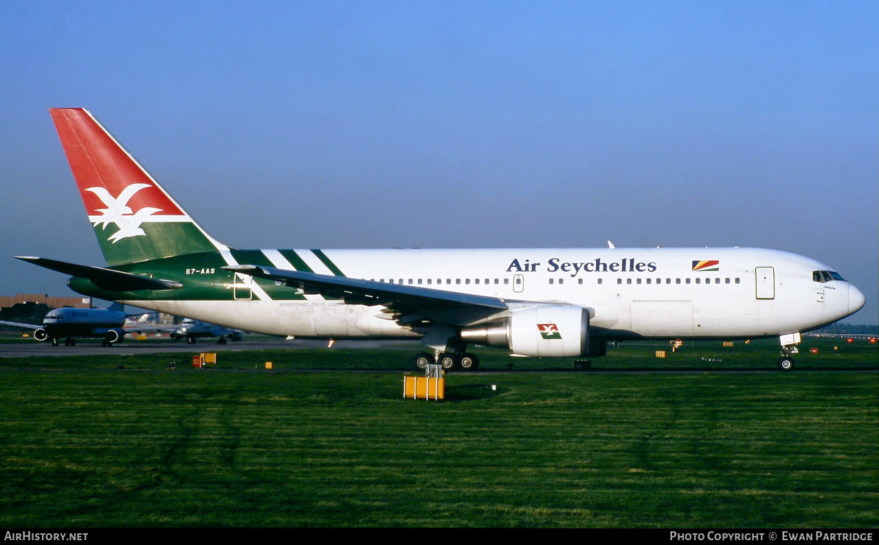 Aircraft Photo of S7-AAS | Boeing 767-2Q8/ER | Air Seychelles | AirHistory.net #523924