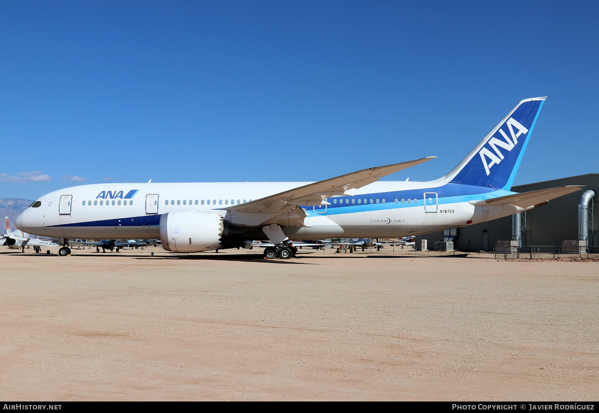 Aircraft Photo of N787EX | Boeing 787-8 Dreamliner | All Nippon Airways - ANA | AirHistory.net #523972