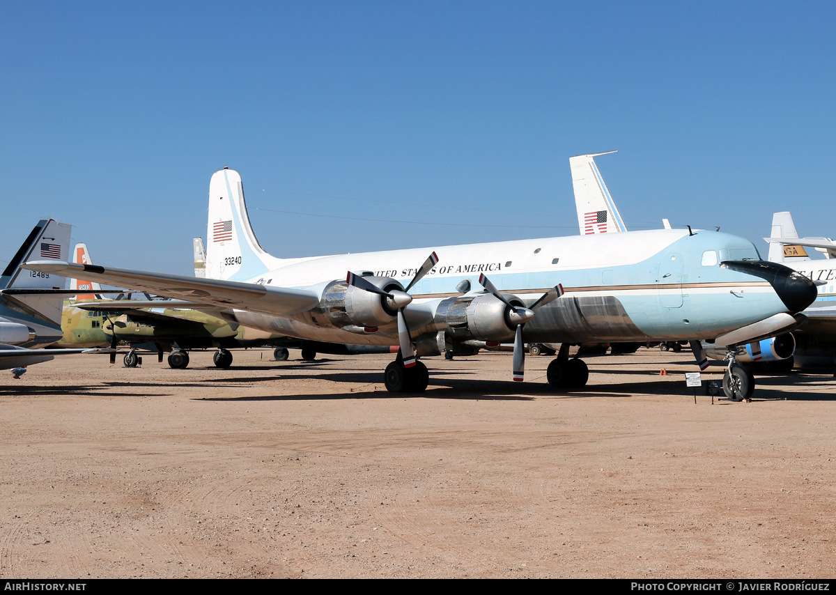 Aircraft Photo of 53-3240 / 33240 | Douglas VC-118A Liftmaster | USA - Air Force | AirHistory.net #523981