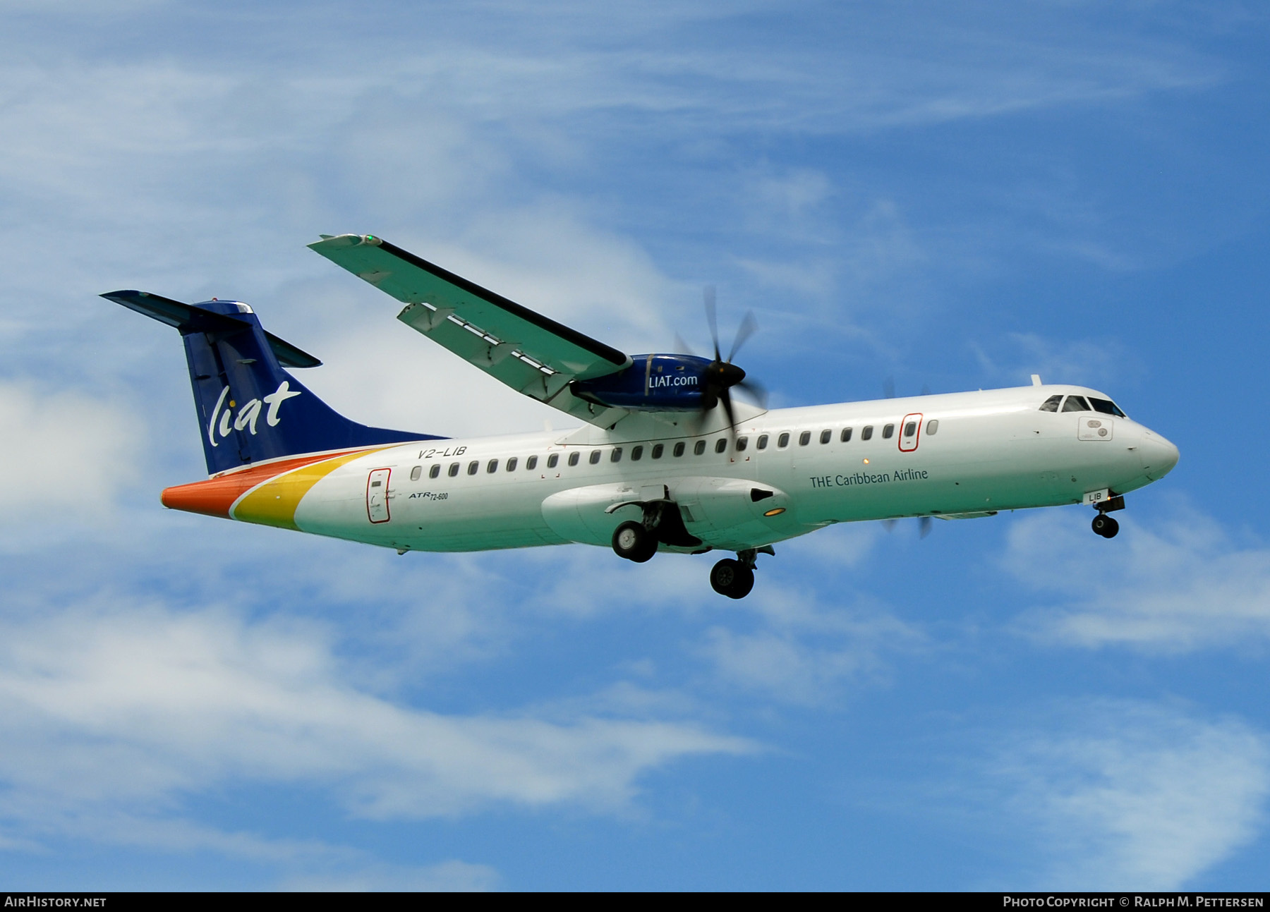 Aircraft Photo of V2-LIB | ATR ATR-72-600 (ATR-72-212A) | LIAT - Leeward Islands Air Transport | AirHistory.net #523988