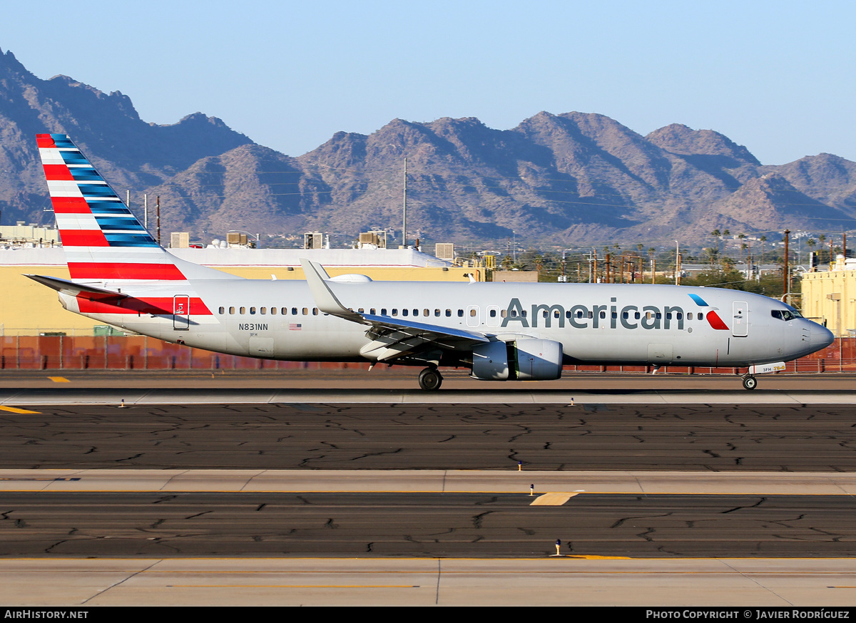 Aircraft Photo of N831NN | Boeing 737-823 | American Airlines | AirHistory.net #524006