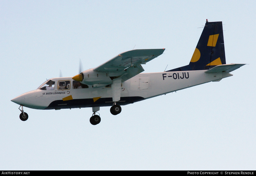 Aircraft Photo of F-OIJU | Pilatus Britten-Norman BN-2B-20 Islander | St. Barth Commuter | AirHistory.net #524007
