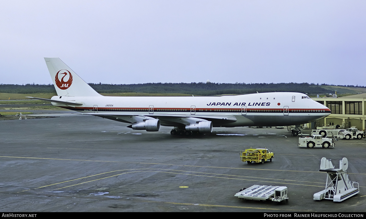 Aircraft Photo of JA8104 | Boeing 747-246B | Japan Air Lines - JAL | AirHistory.net #524018
