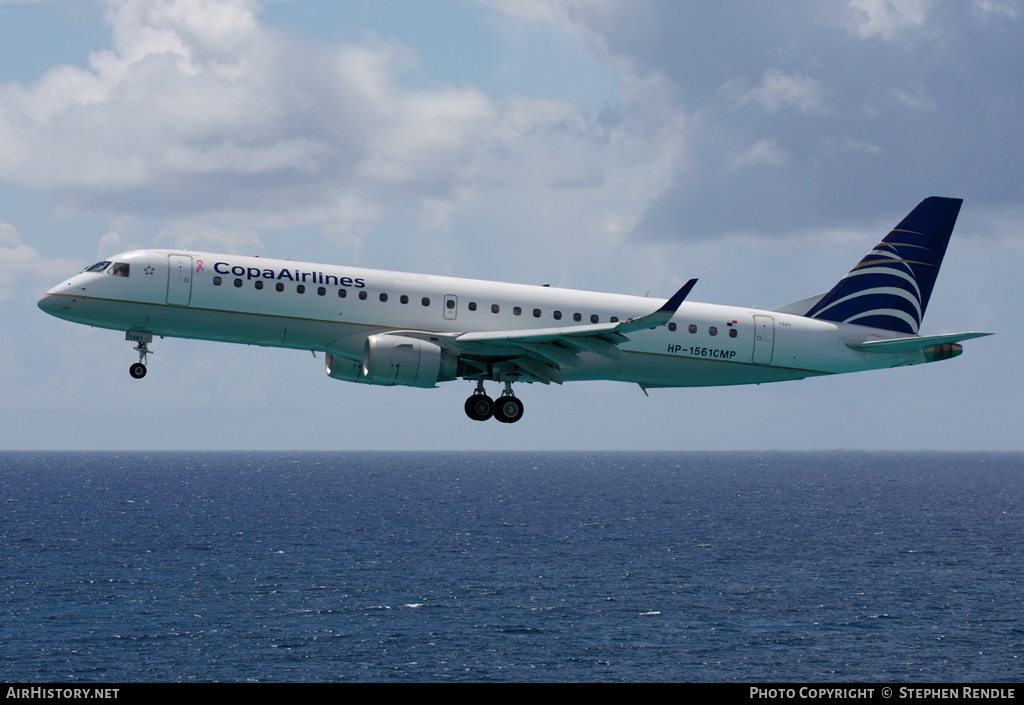 Aircraft Photo of HP-1561CMP | Embraer 190AR (ERJ-190-100IGW) | Copa Airlines | AirHistory.net #524030