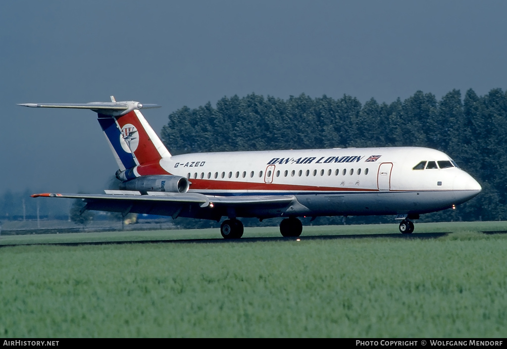 Aircraft Photo of G-AZED | BAC 111-414EG One-Eleven | Dan-Air London | AirHistory.net #524046