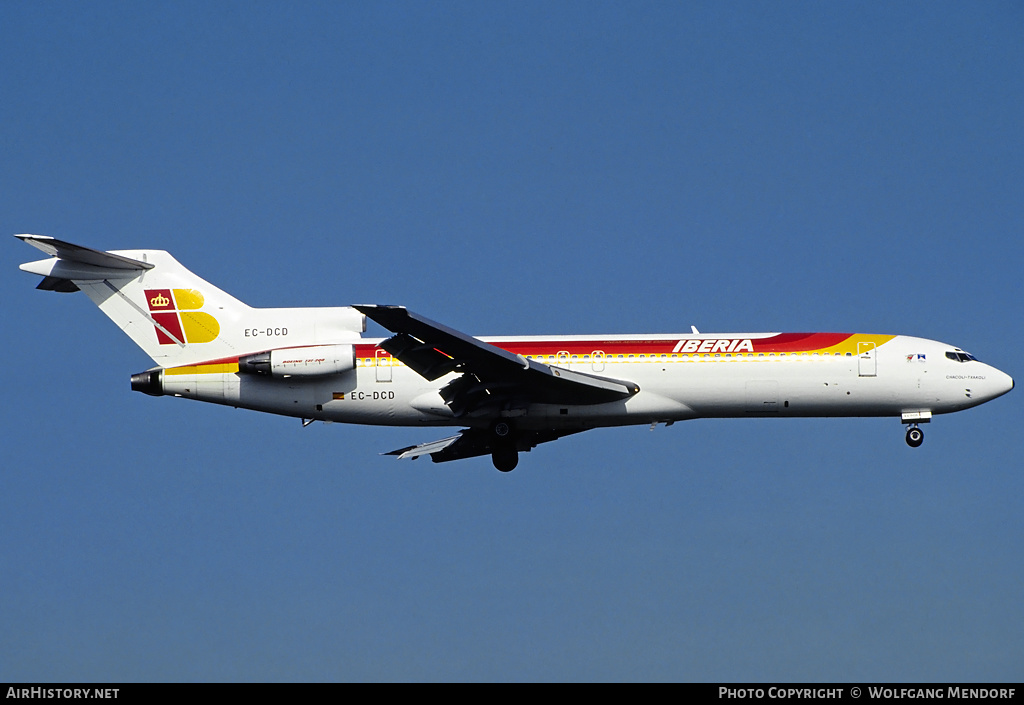 Aircraft Photo of EC-DCD | Boeing 727-256/Adv | Iberia | AirHistory.net #524056