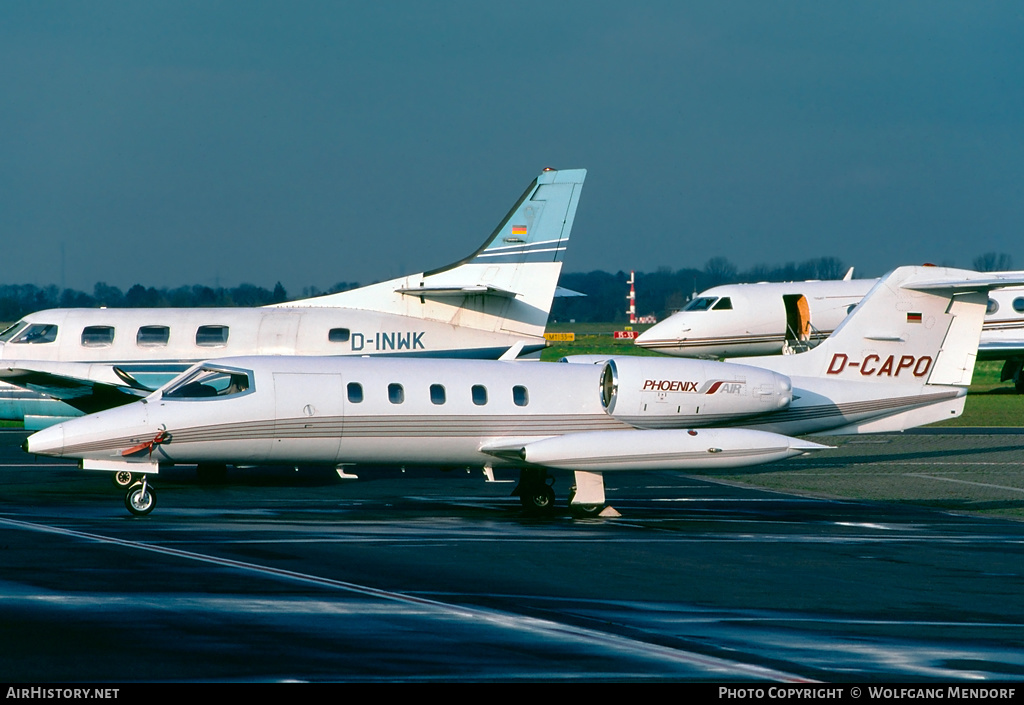 Aircraft Photo of D-CAPO | Gates Learjet 35A | Phoenix Air | AirHistory.net #524064