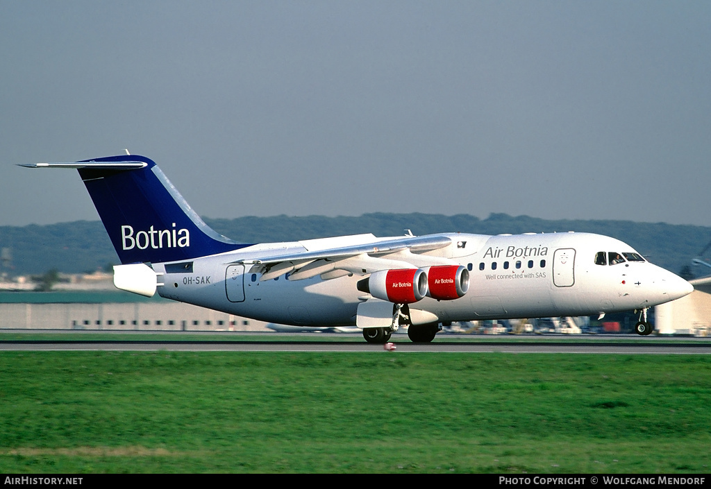 Aircraft Photo of OH-SAK | BAE Systems Avro 146-RJ85 | Air Botnia | AirHistory.net #524066