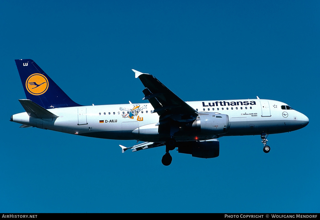 Aircraft Photo of D-AILU | Airbus A319-114 | Lufthansa | AirHistory.net #524073