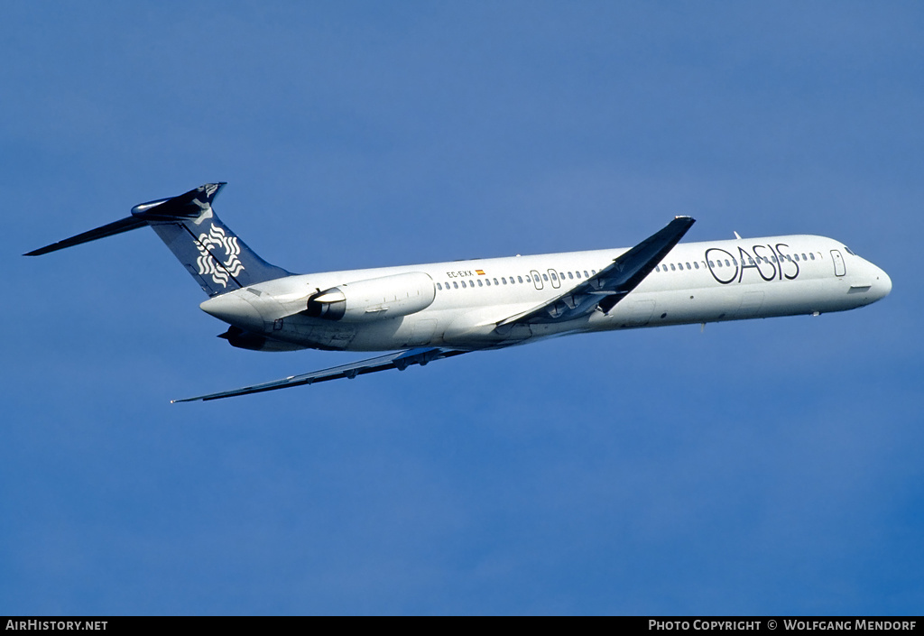 Aircraft Photo of EC-EXX | McDonnell Douglas MD-83 (DC-9-83) | Oasis International Airlines | AirHistory.net #524077