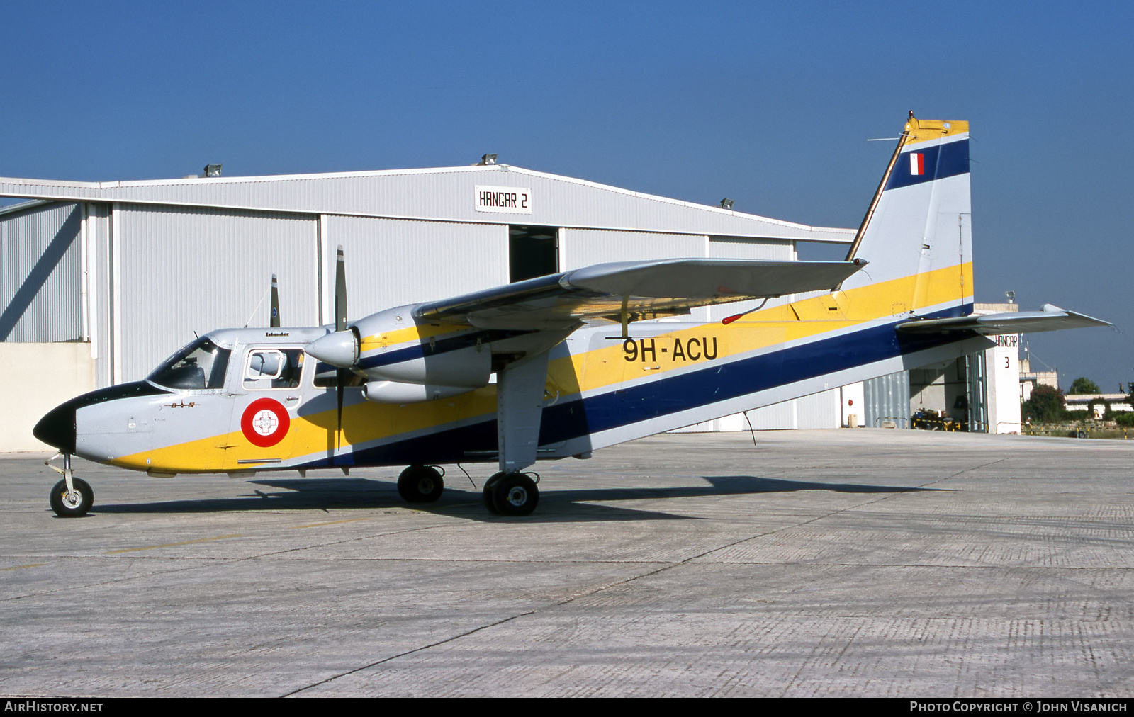 Aircraft Photo of 9H-ACU | Britten-Norman BN-2B-26 Islander | Malta - Air Force | AirHistory.net #524112
