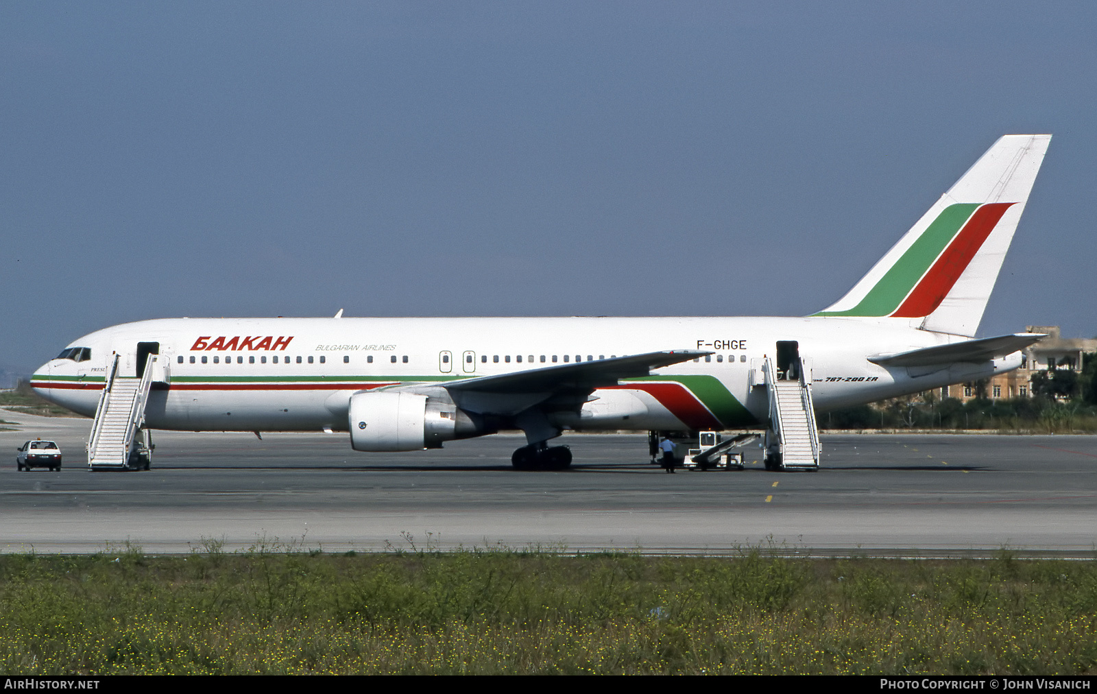 Aircraft Photo of F-GHGE | Boeing 767-27E/ER | Balkan - Bulgarian Airlines | AirHistory.net #524115