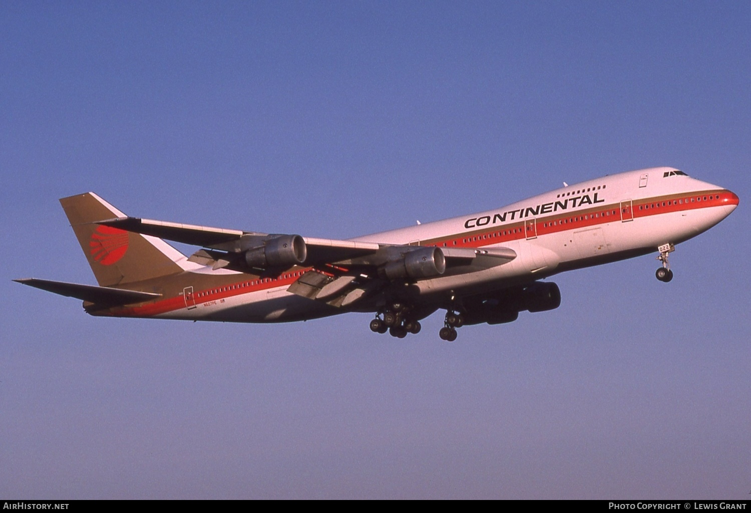Aircraft Photo of N607PE | Boeing 747-238B | Continental Airlines | AirHistory.net #524148
