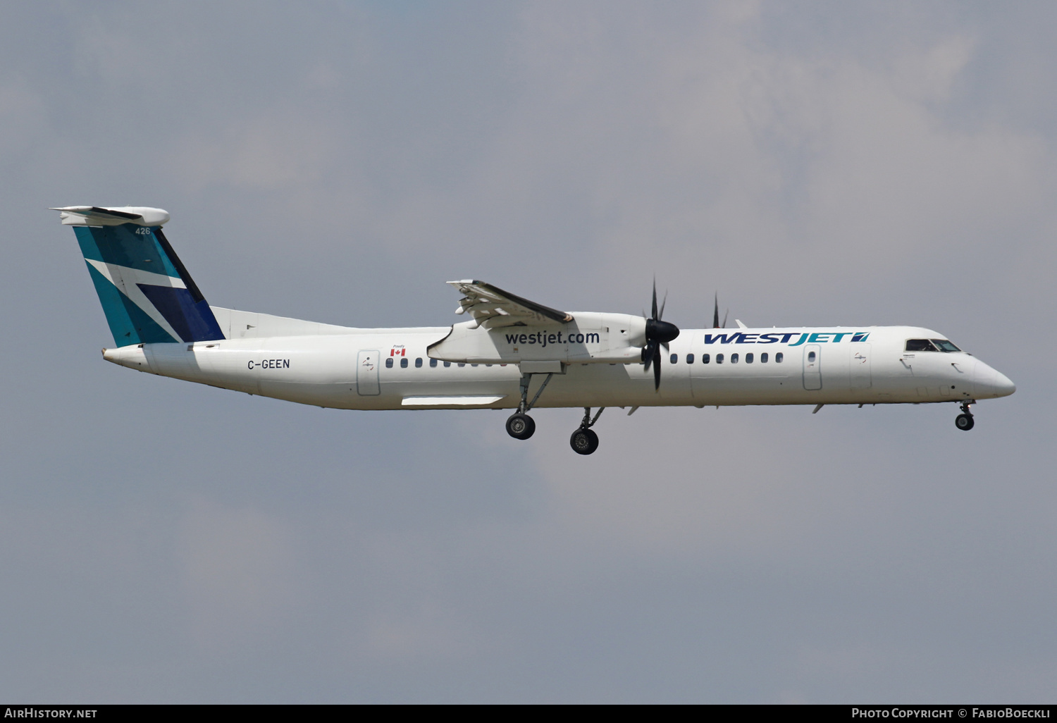 Aircraft Photo of C-GEEN | Bombardier DHC-8-402 Dash 8 | WestJet | AirHistory.net #524158