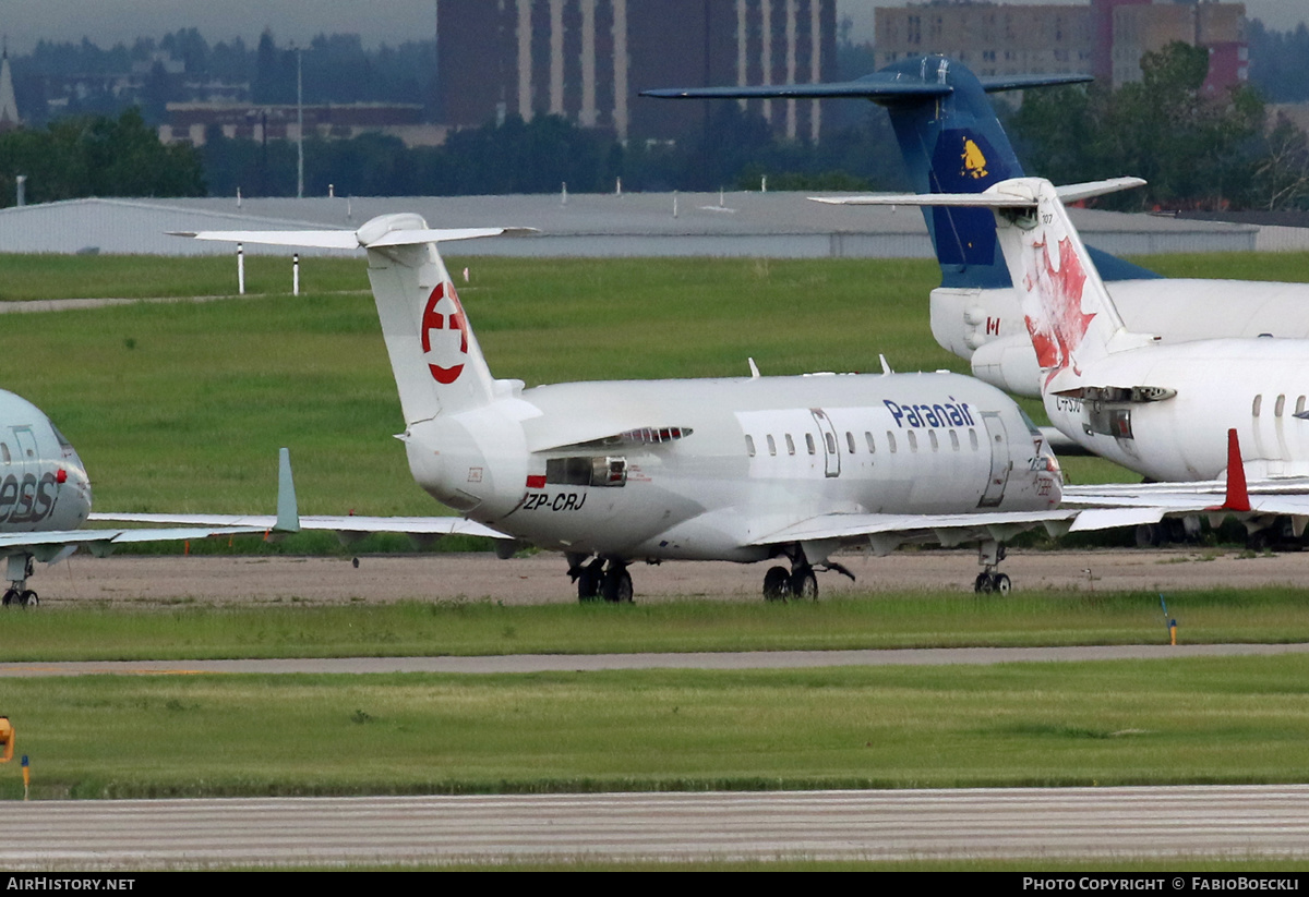Aircraft Photo of ZP-CRJ | Bombardier CRJ-100LR (CL-600-2B19) | Paranair | AirHistory.net #524164