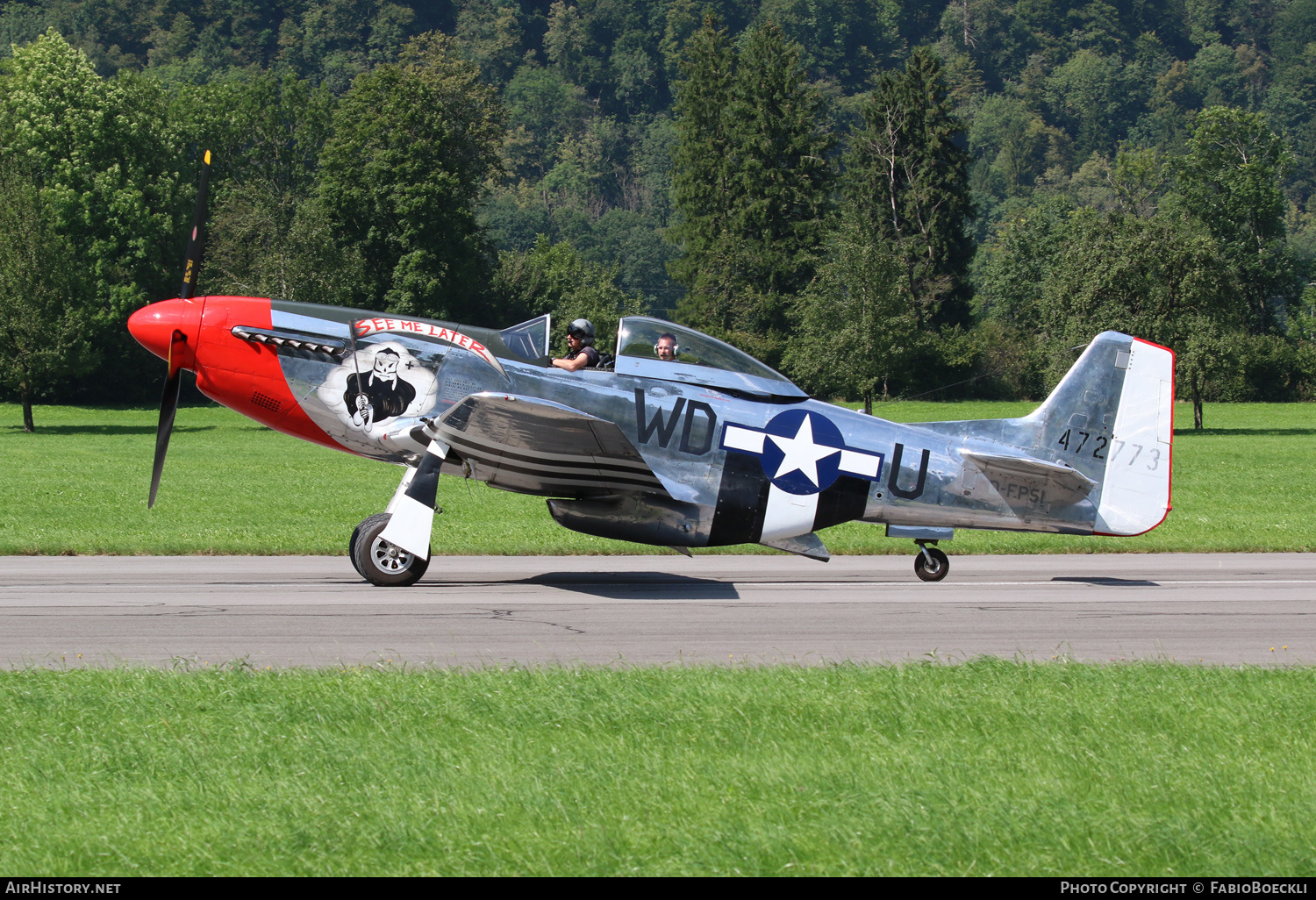 Aircraft Photo of D-FPSI / 472773 | North American P-51D Mustang | USA - Air Force | AirHistory.net #524207