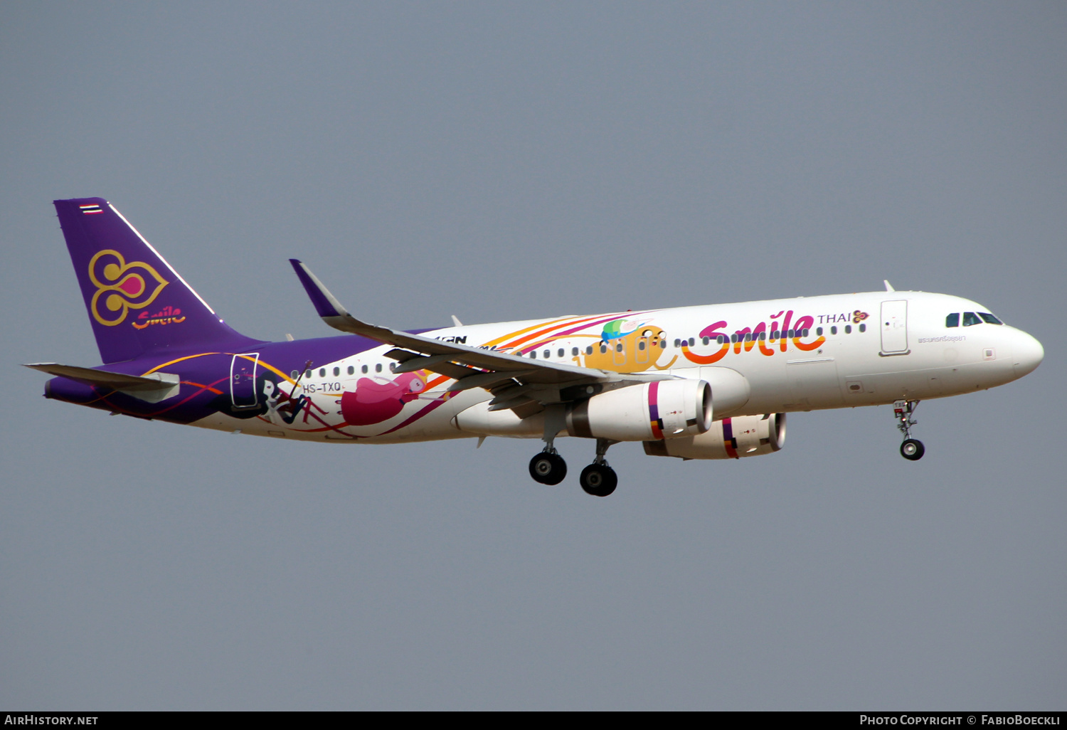 Aircraft Photo of HS-TXQ | Airbus A320-232 | Thai Smile | AirHistory.net #524208