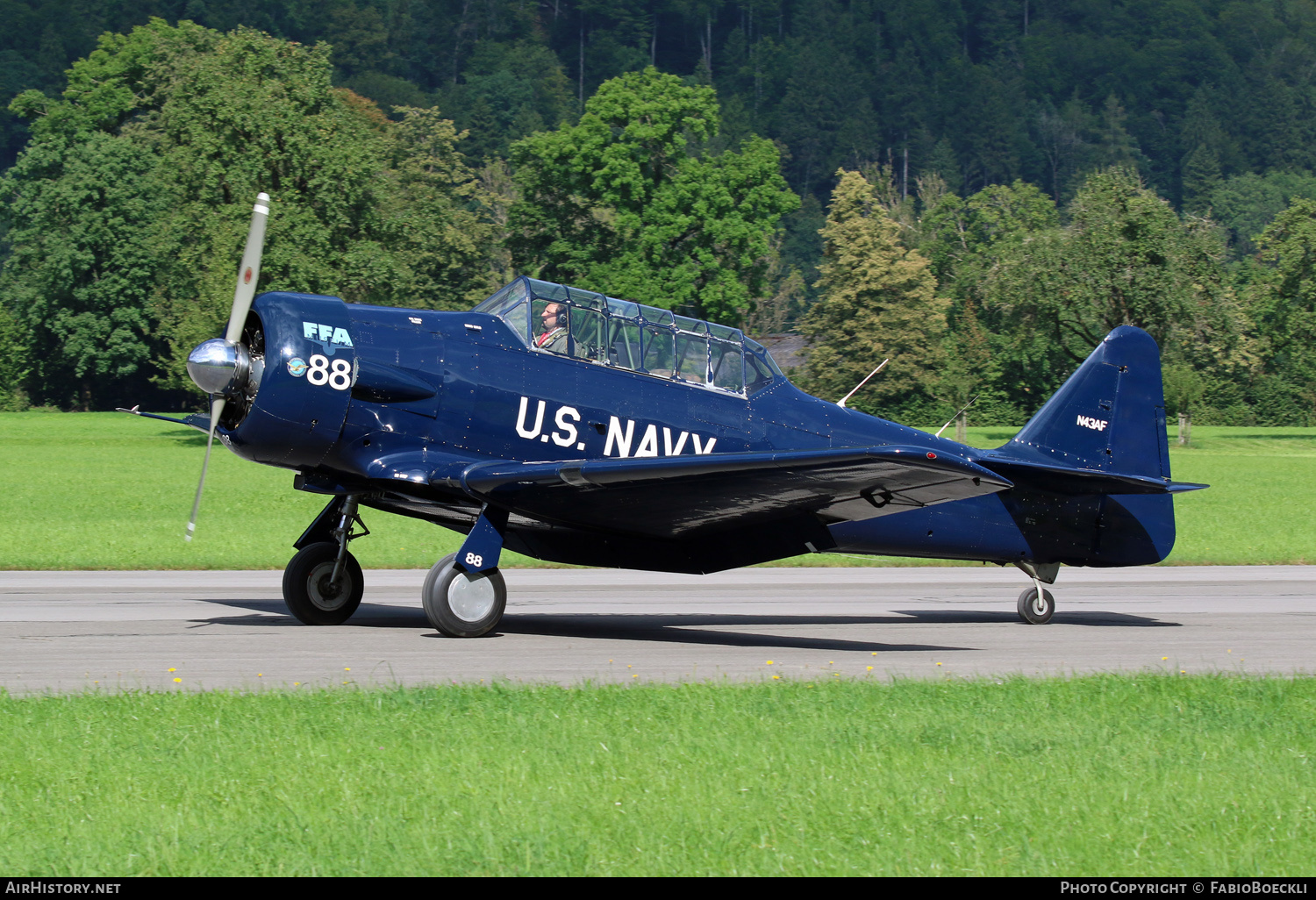 Aircraft Photo of N43AF | North American SNJ-5 Texan | USA - Navy | AirHistory.net #524211