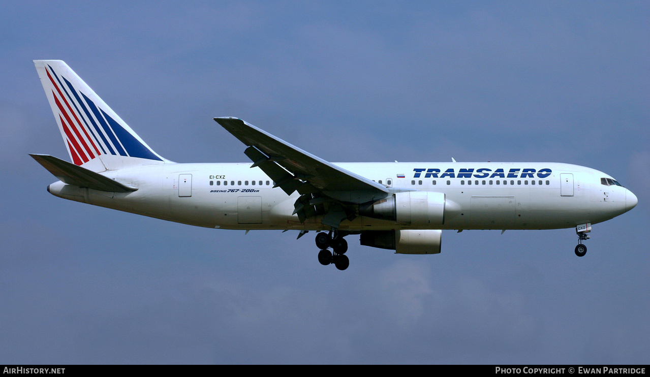 Aircraft Photo of EI-CXZ | Boeing 767-216/ER | Transaero Airlines | AirHistory.net #524292
