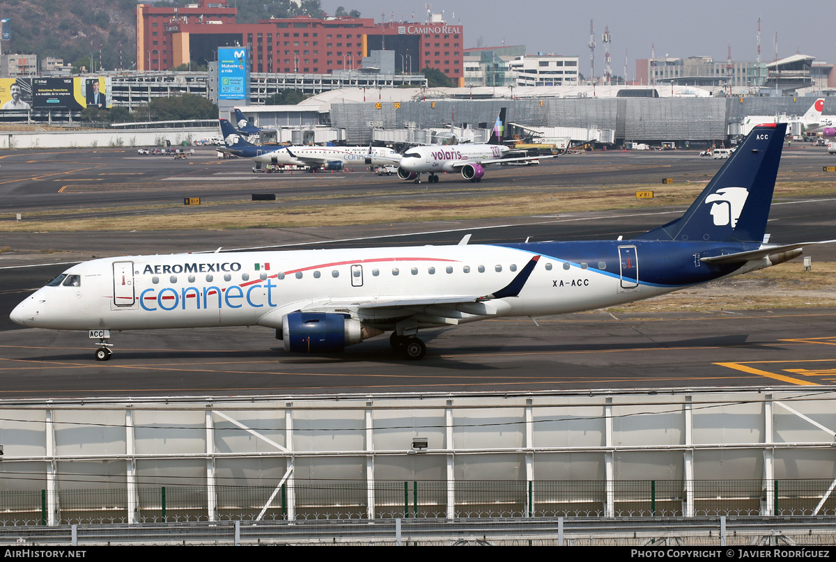 Aircraft Photo of XA-ACC | Embraer 190AR (ERJ-190-100IGW) | AeroMéxico Connect | AirHistory.net #524315