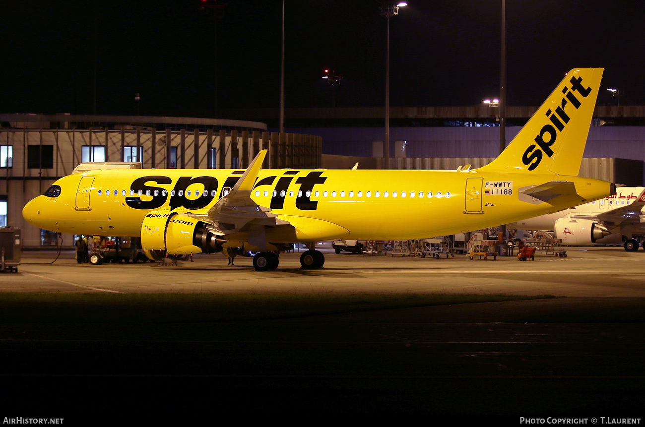 Aircraft Photo of F-WWTY | Airbus A320-271N | Spirit Airlines | AirHistory.net #524331