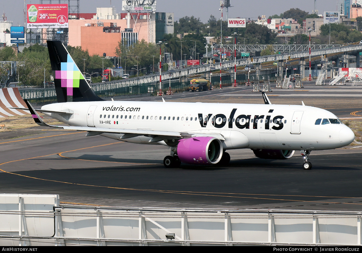 Aircraft Photo of XA-VRE | Airbus A320-271N | Volaris | AirHistory.net #524334