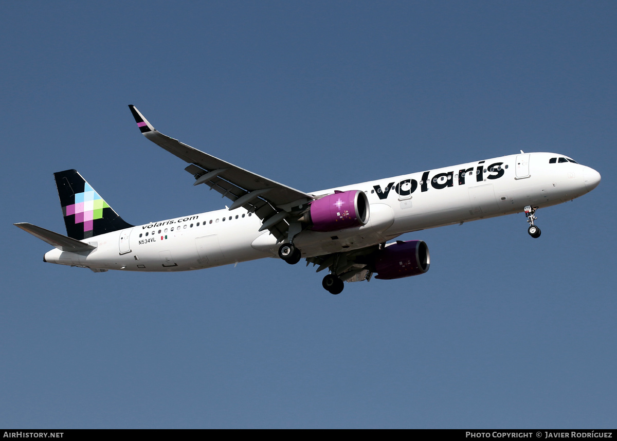 Aircraft Photo of N534VL | Airbus A321-271N | Volaris | AirHistory.net #524350